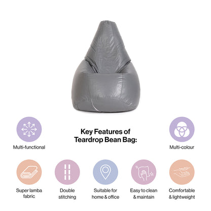 XXXXL Teardrop Bean Bag With Bean