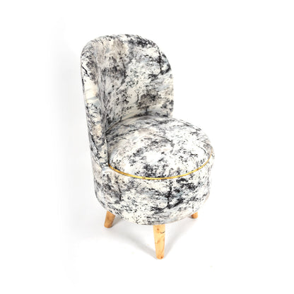 Printed Ottoman Pouffe Chair
