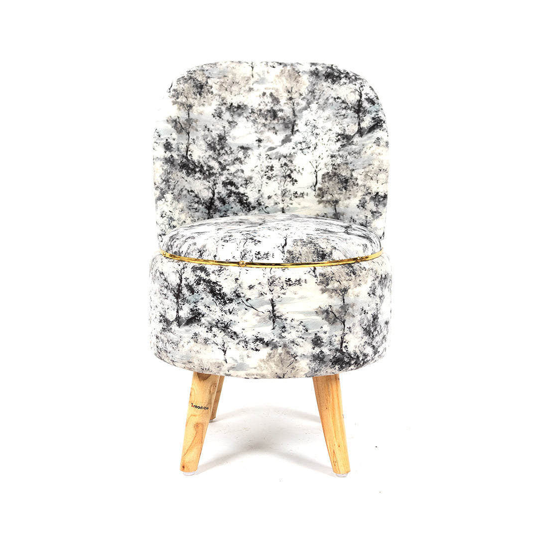 Printed Ottoman Pouffe Chair