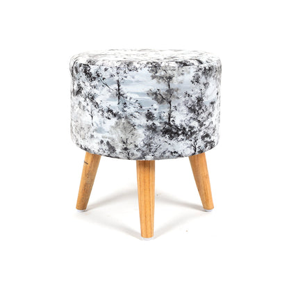 Printed Ottoman Pouffe Stool