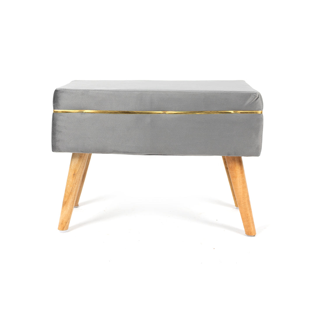 Upholstered Oval Bench Ottoman