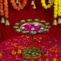 Round Brass Urli Diya Stand (Single)