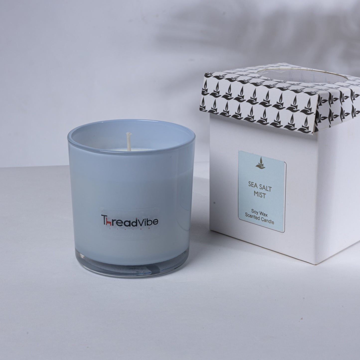 ThreadVibe Living Natural Wax Scented Candle Jar