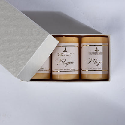 Threadvibe Living Premium Smokeless Scented Candle In Mogra