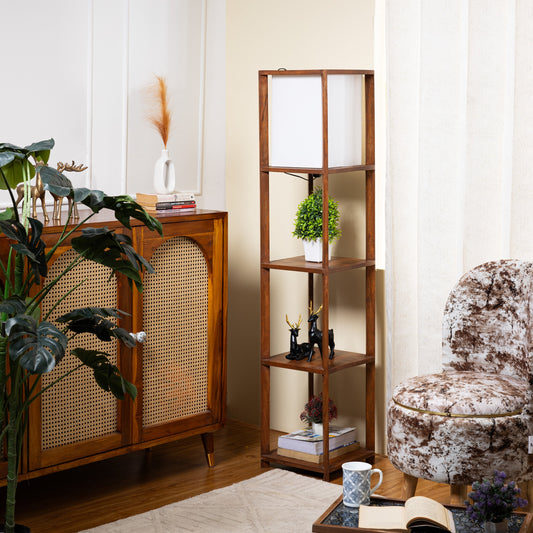 Shelf Floor Lamp for Living Room