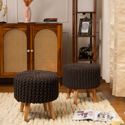 Dori Pouf Stool-Combo of 2