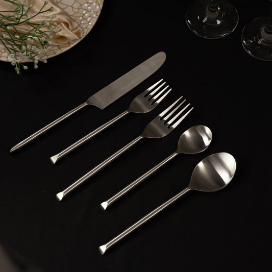 Matt Finish Stainless Steel Cutlery set of 5