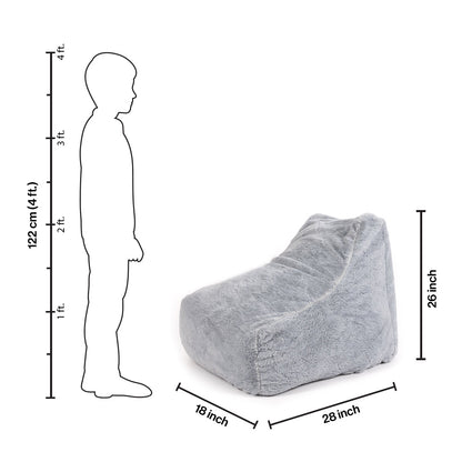 Fur Bean Bag With Beans for Kids