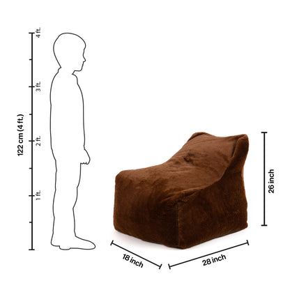 Fur Bean Bag With Beans for Kids