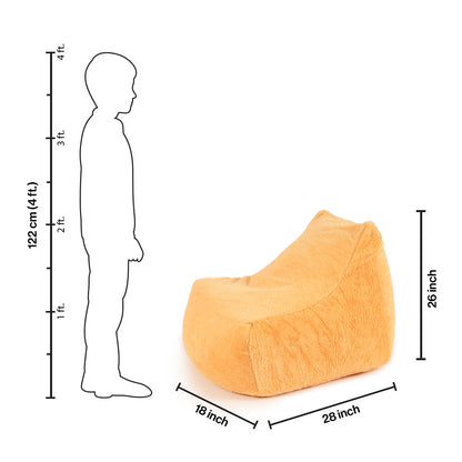 Fur Bean Bag With Beans for Kids