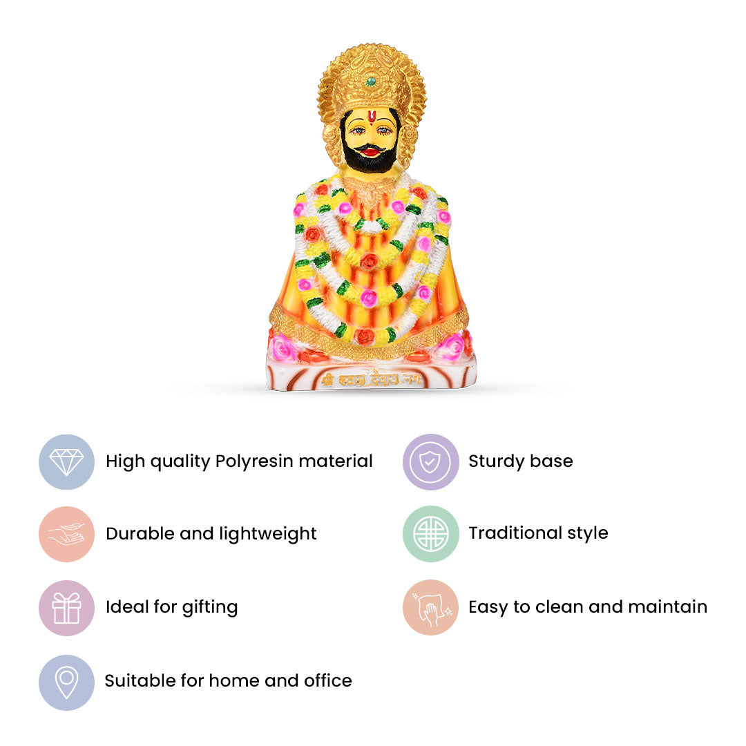 Marble Khatu Shyam Murti Statue in Home Decor