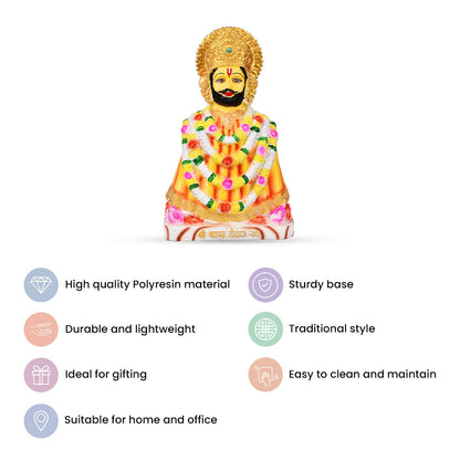 Marble Khatu Shyam Murti Statue in Home Decor