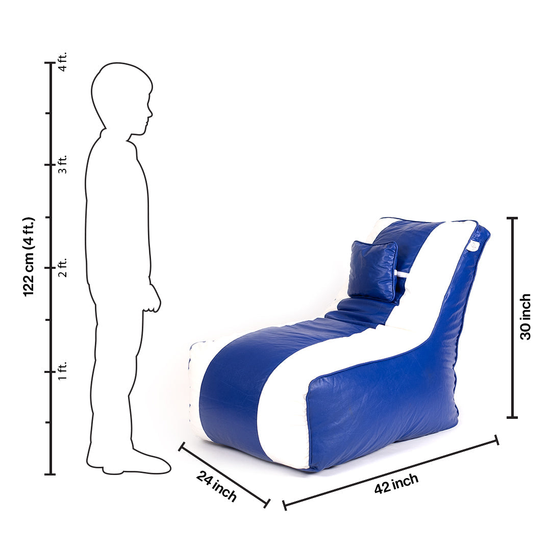 Lounger Bean Bag with Beans