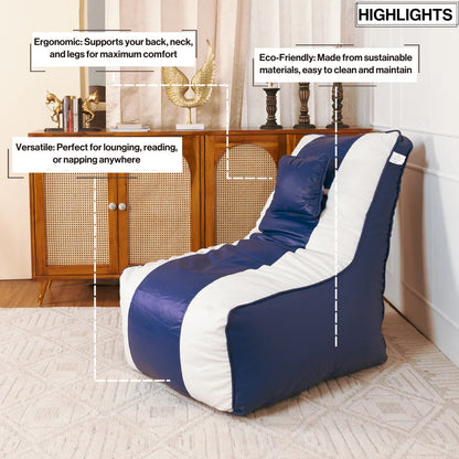 Lounger Bean Bag with Beans