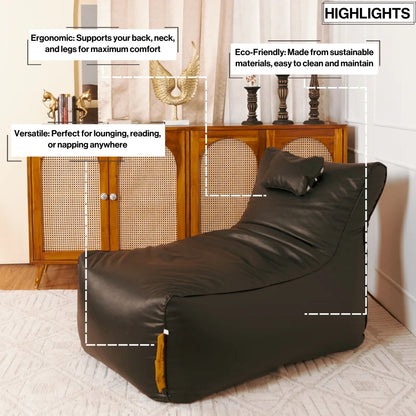 Lounger Bean Bag with Beans