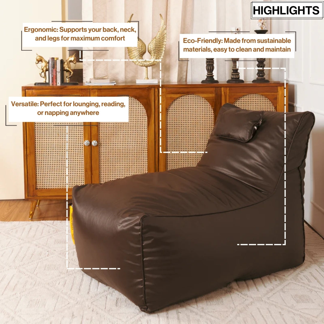 Lounger Bean Bag with Beans