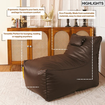 Lounger Bean Bag with Beans