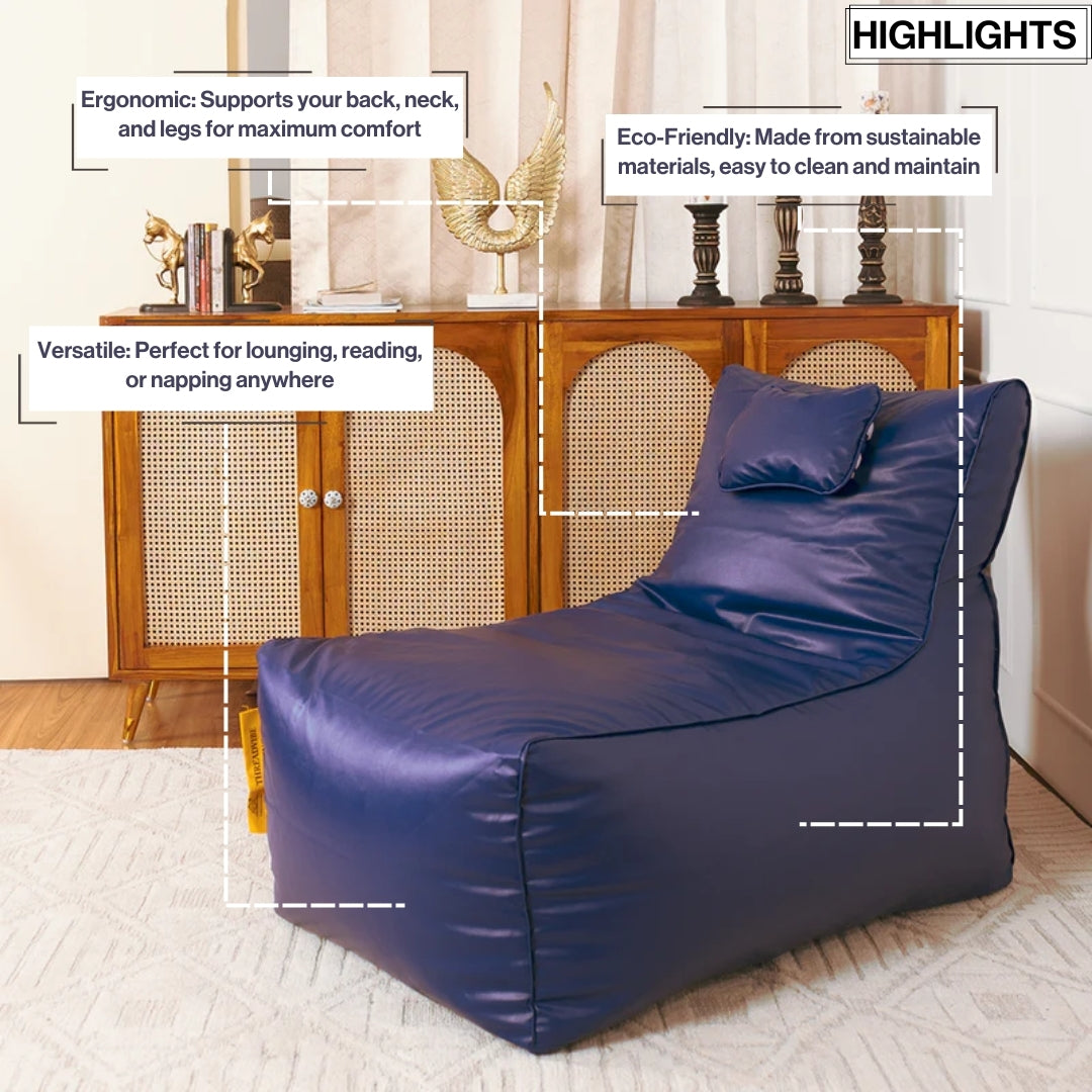 Lounger Bean Bag with Beans