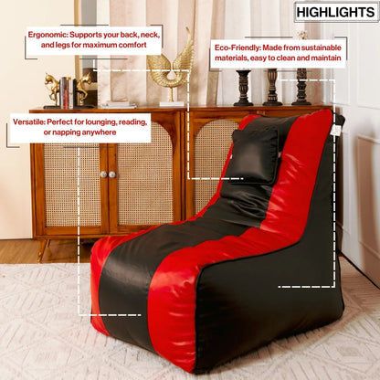 Lounger Bean Bag with Beans