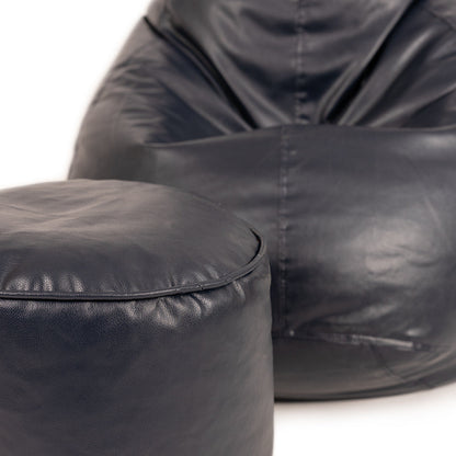 4XL Tear Drop Bean Bag with Footrest Filled