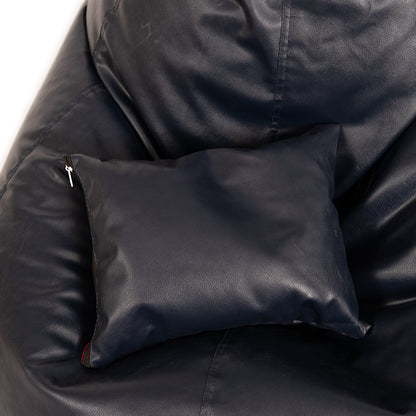 XXXXL Teardrop Filled Bean Bag with Footrest and Cushions