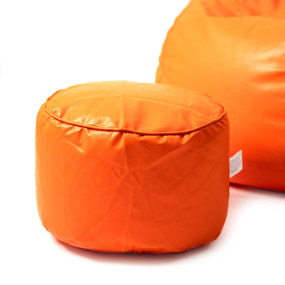 XXXXL Teardrop Filled Bean Bag with Footrest and Cushions