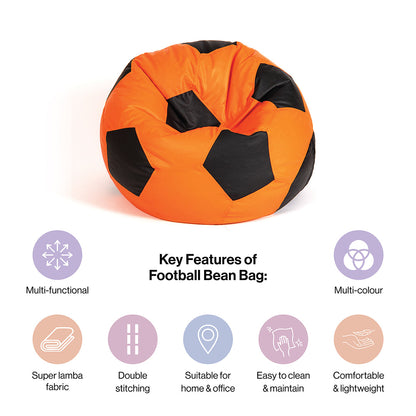 XXL Football Bean Bag With Beans