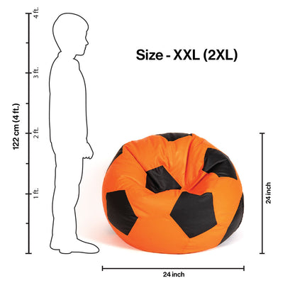 XXL Football Bean Bag With Beans