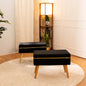 Oval Bench In Black - Combo Of 2