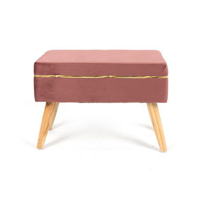 Upholstered Oval Bench Ottoman