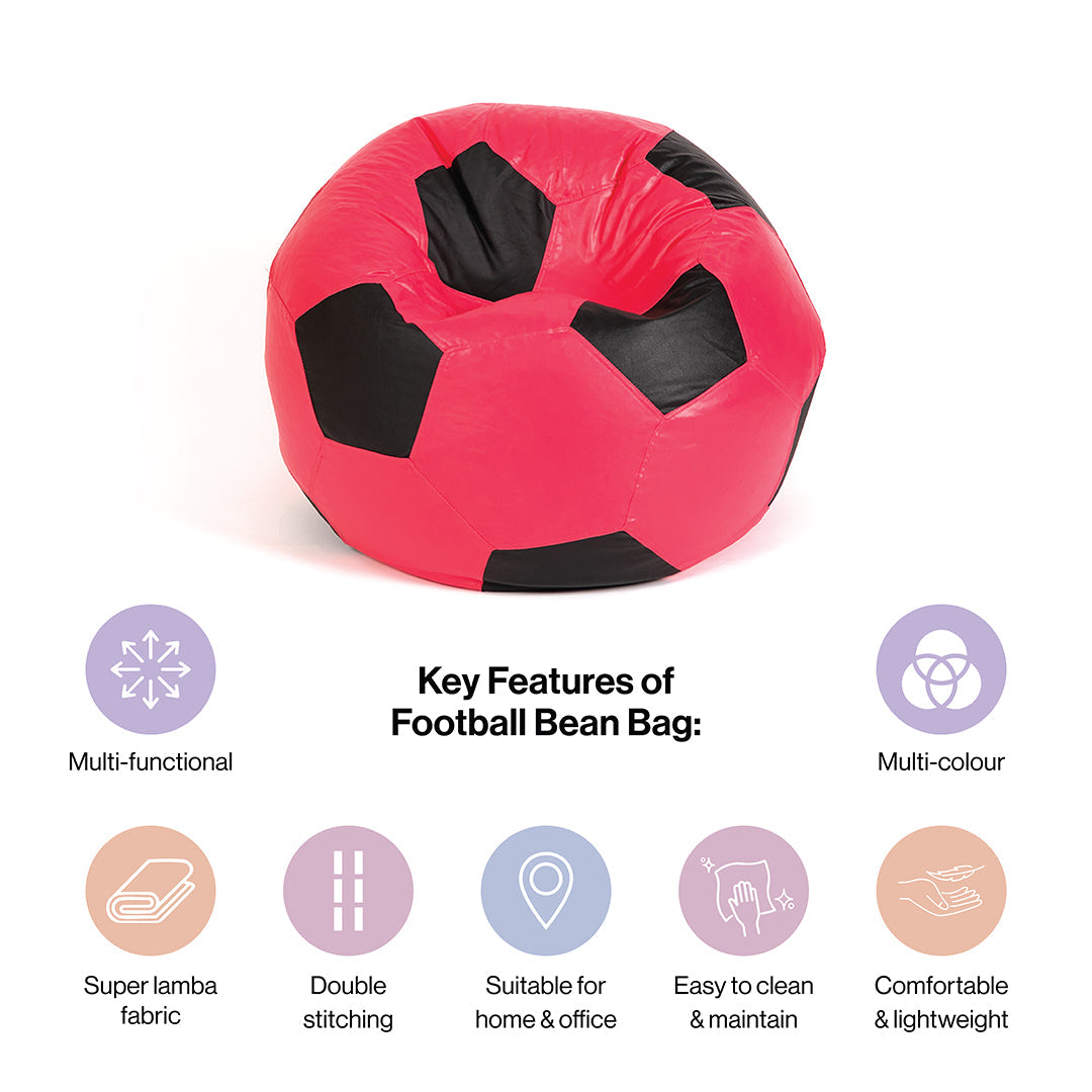 XXL Football Bean Bag With Beans