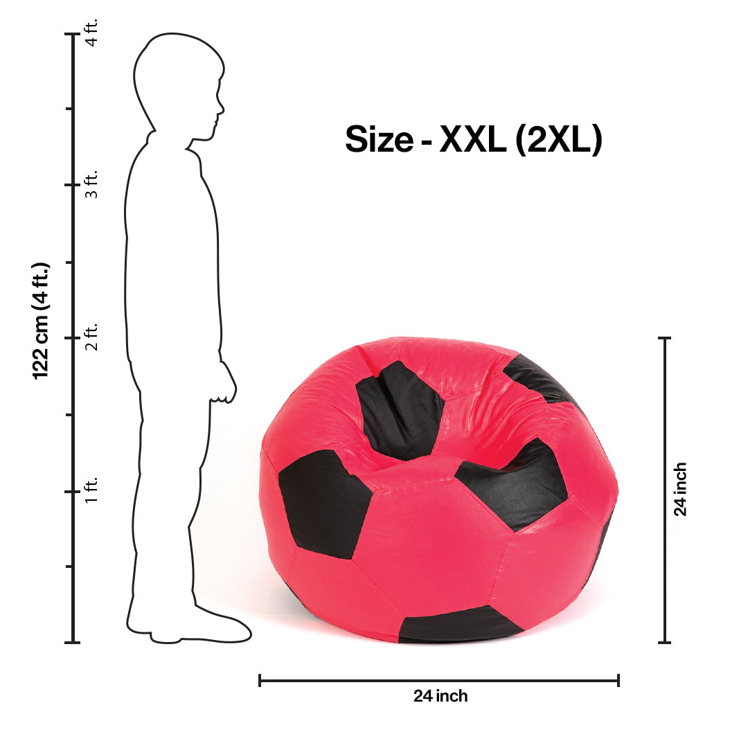 XXL Football Bean Bag With Beans
