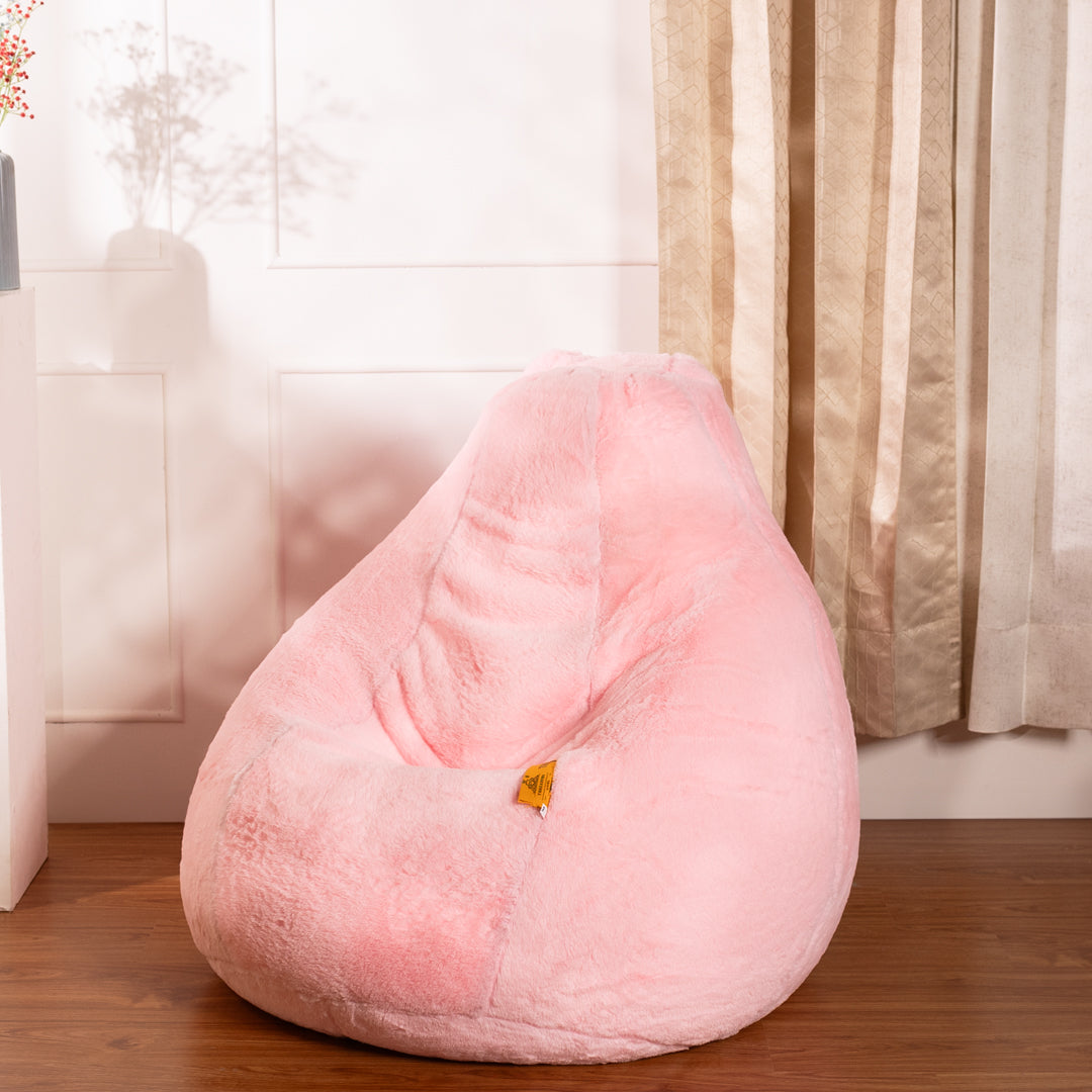 4XL Fur Bean Bag with Beans Filled