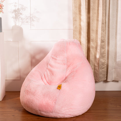 4XL Fur Bean Bag with Beans Filled