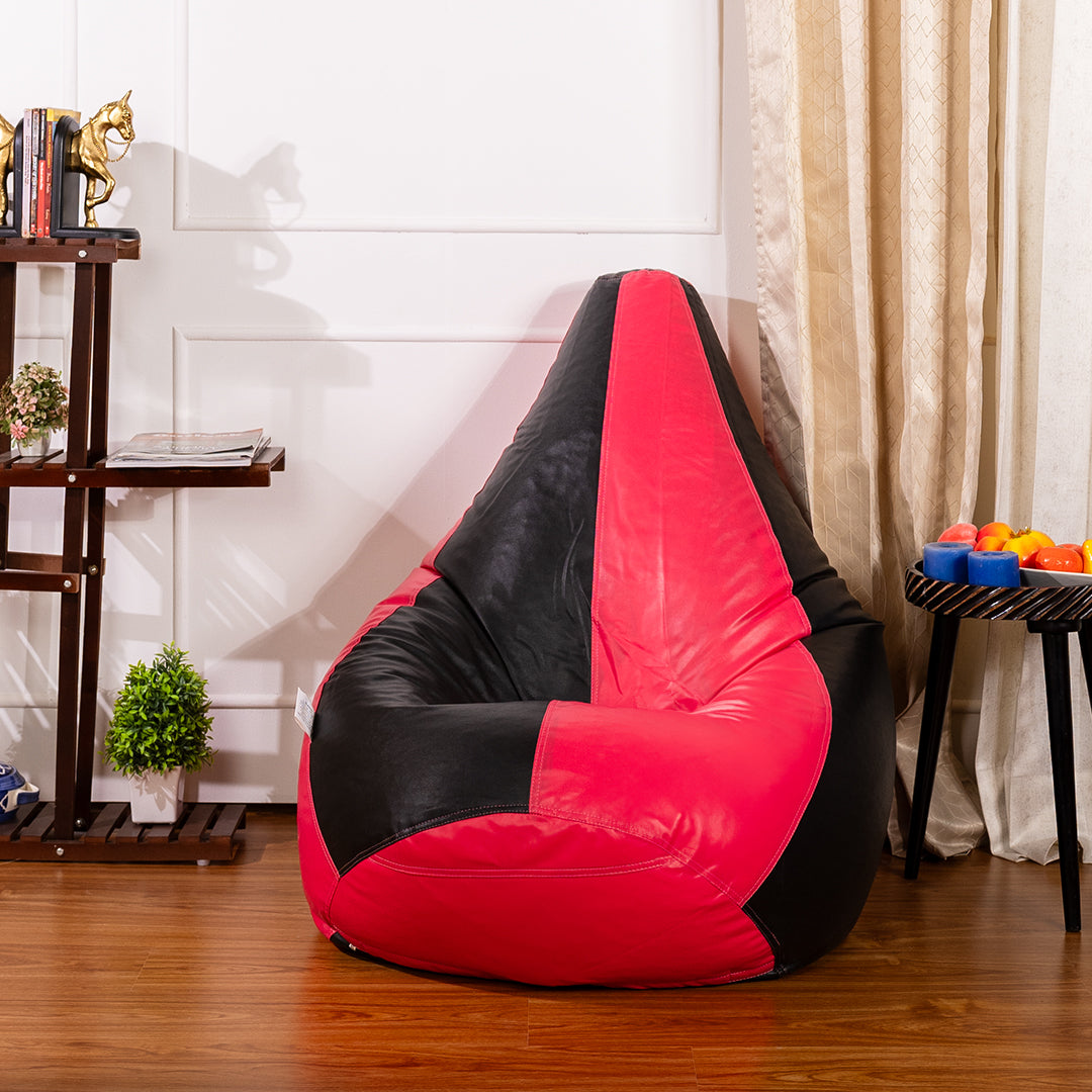 3XL Double-Shaded Teardrop Bean Bag with Beans-Light Shades