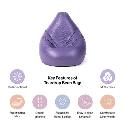 XXXXL Teardrop Bean Bag With Bean