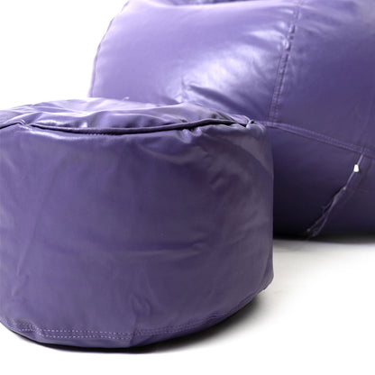 4XL Tear Drop Bean Bag with Footrest Filled