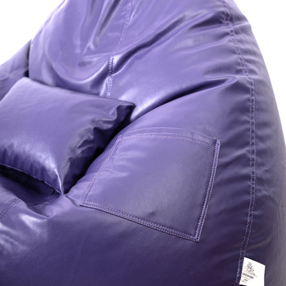 XXXXL Teardrop Filled Bean Bag with Footrest and Cushions