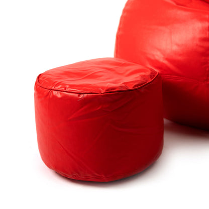 4XL Tear Drop Bean Bag with Footrest Filled