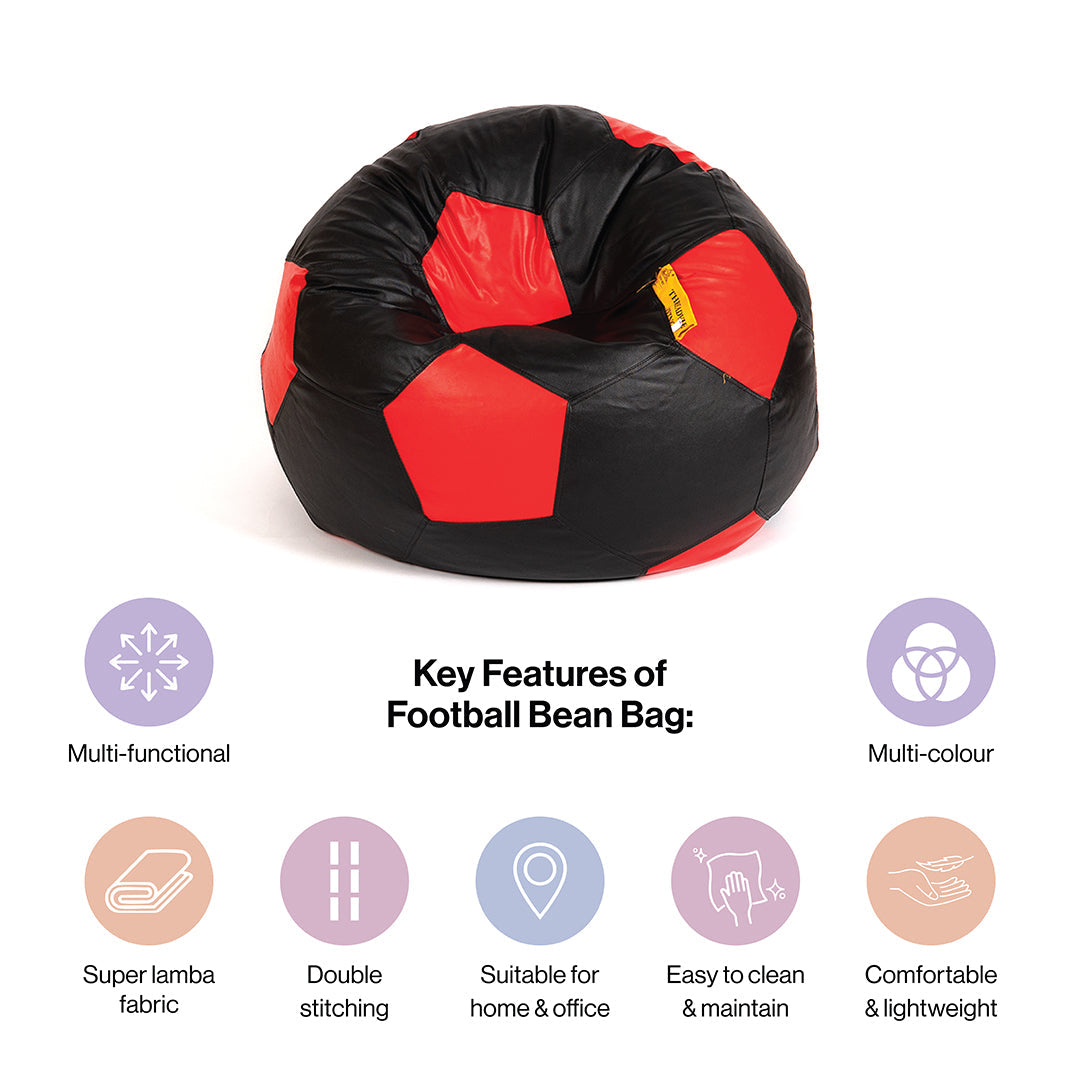 XXL Football Bean Bag With Beans