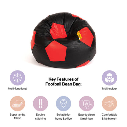 XXL Football Bean Bag With Beans
