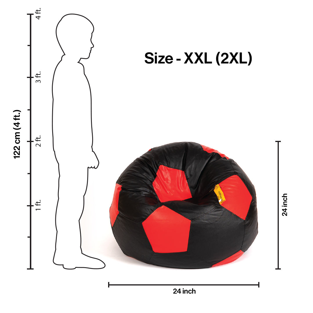 XXL Football Bean Bag With Beans
