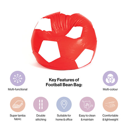 XXL Football Bean Bag With Beans