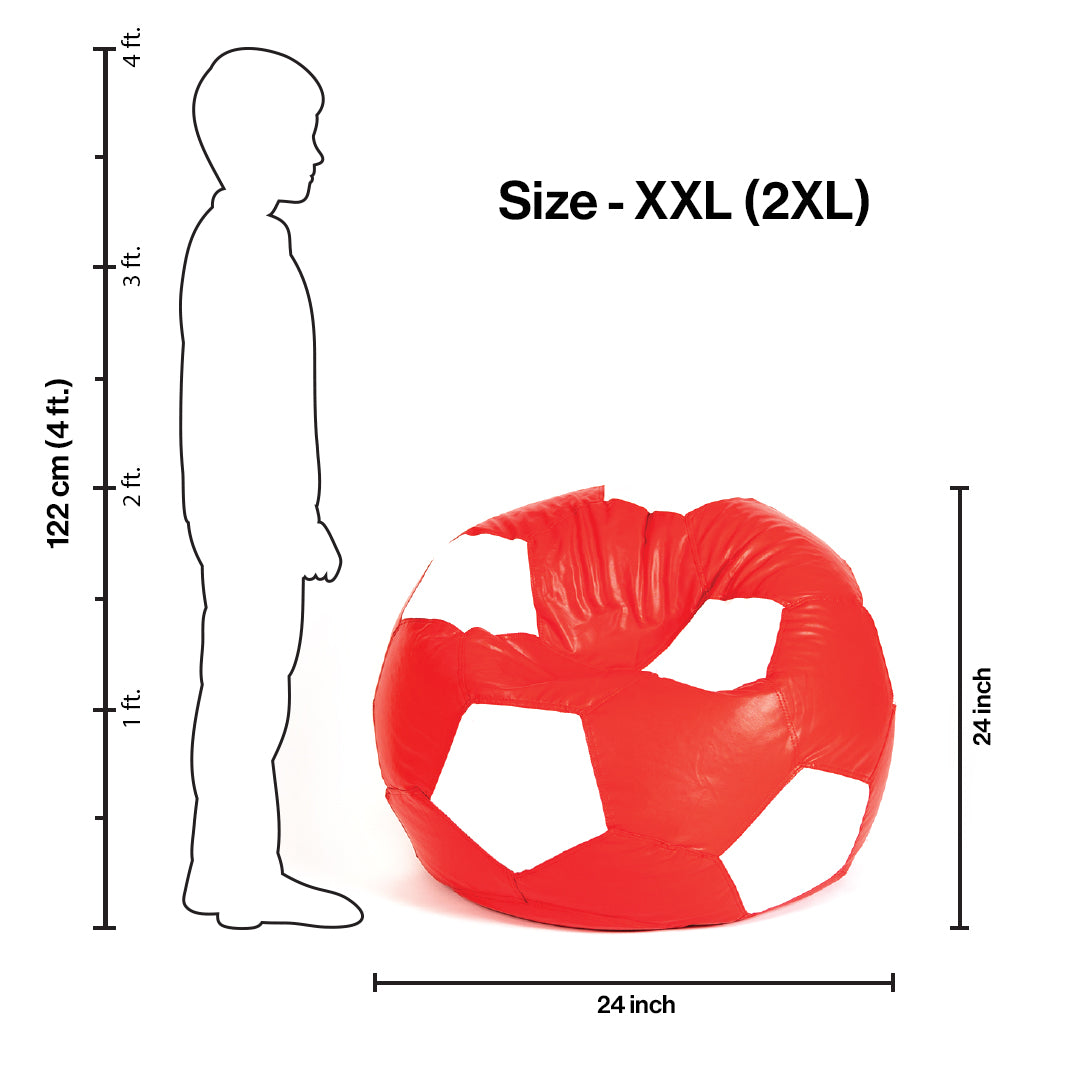XXL Football Bean Bag With Beans