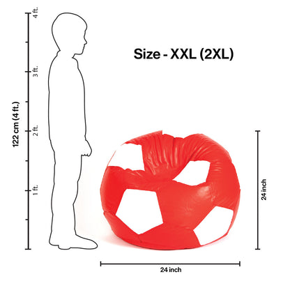 XXL Football Bean Bag With Beans