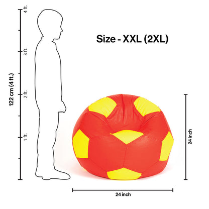 XXL Football Bean Bag With Beans