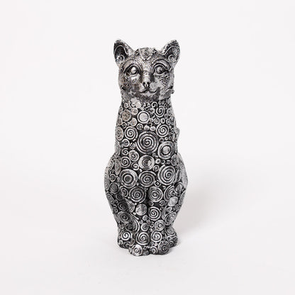 Decorative Sitting Cat Sculpture