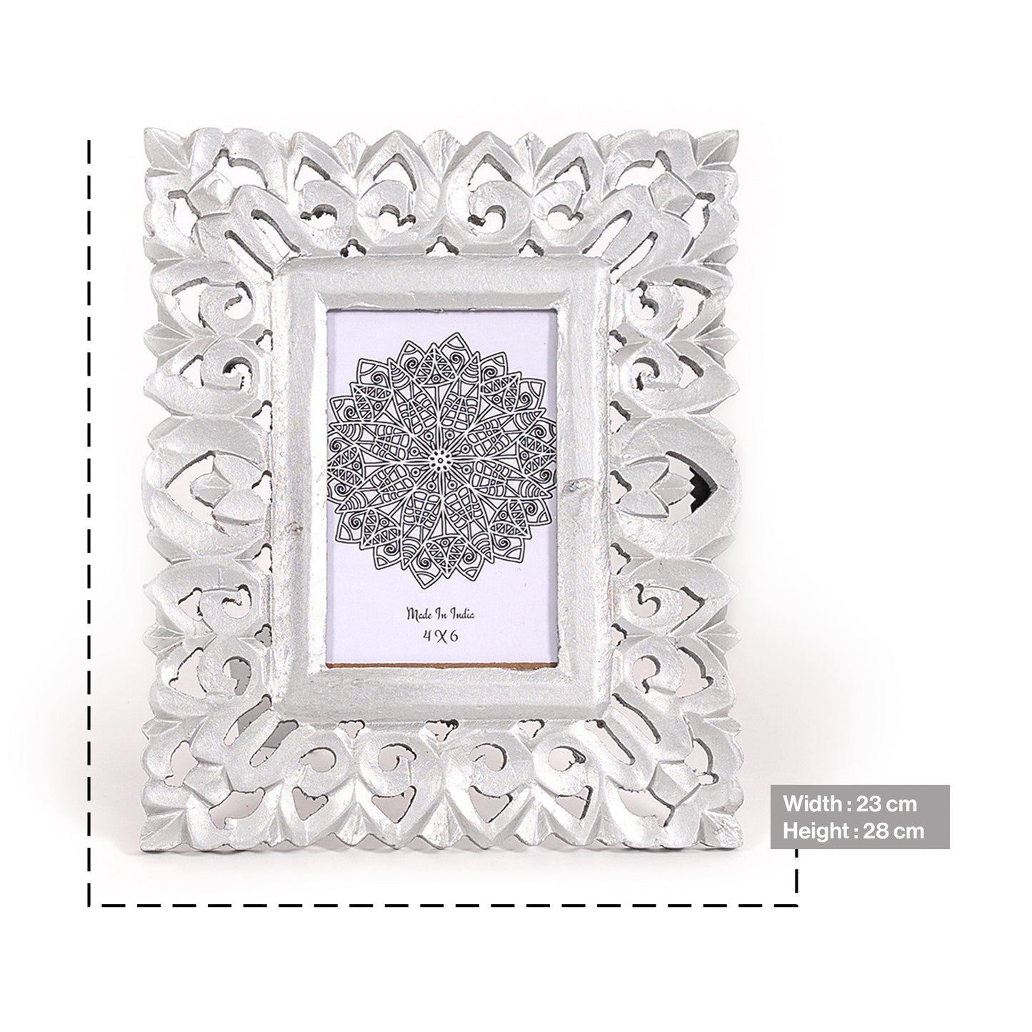 Wooden Hand Carved Photo Frame For wall hanging and tabletops Display