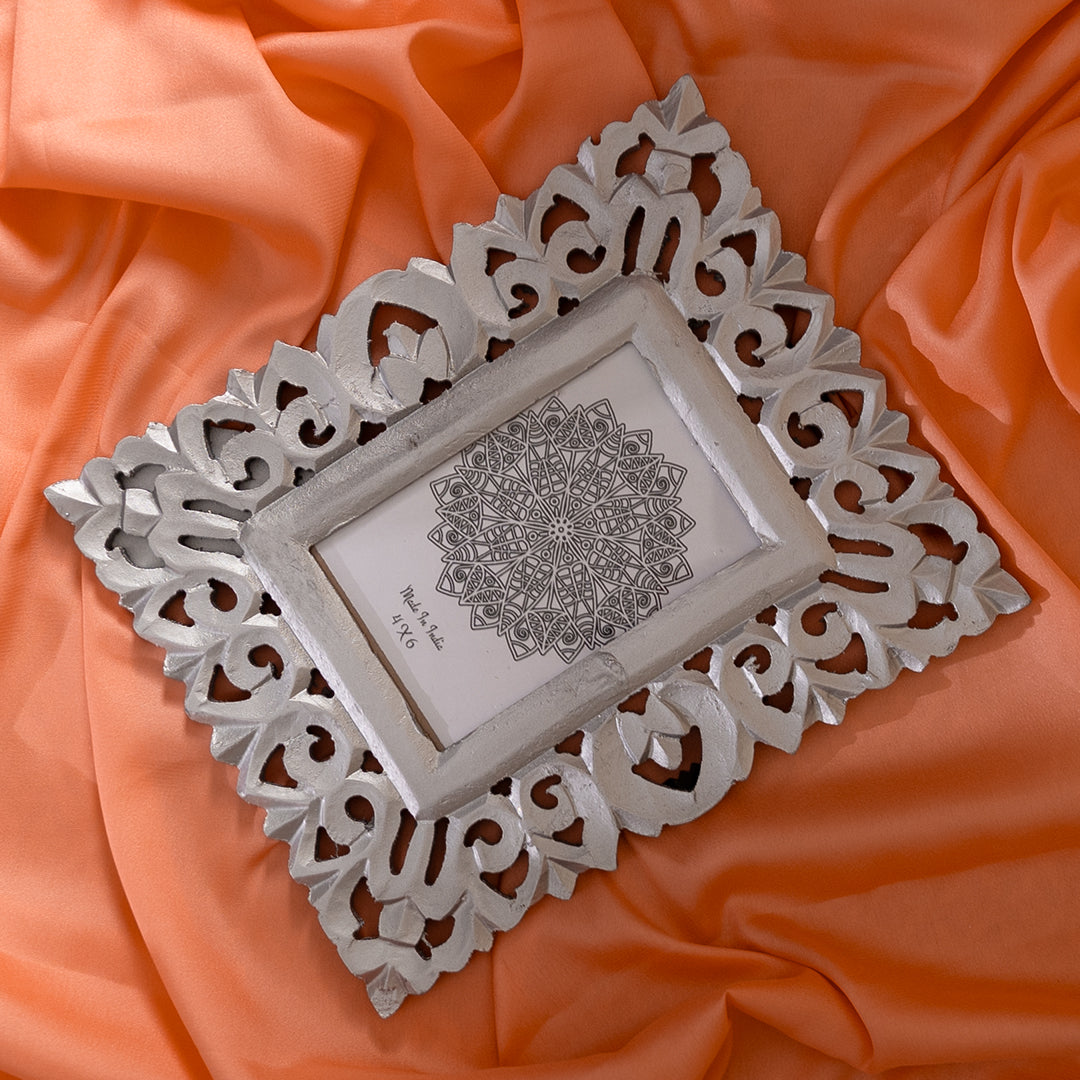 Wooden Hand Carved Photo Frame For wall hanging and tabletops Display