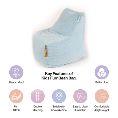 Fur Bean Bag With Beans for Kids